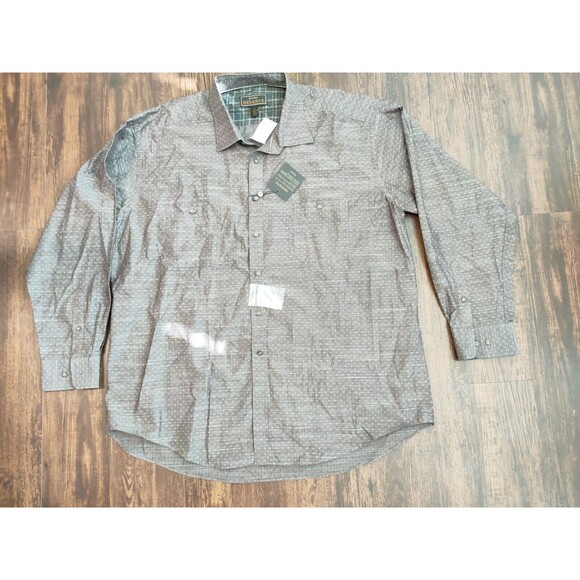 Jos A. Bank Reserve Shirt Mens 2X Big Button-Down Purple Traditional Fit Geometr - Picture 1 of 10